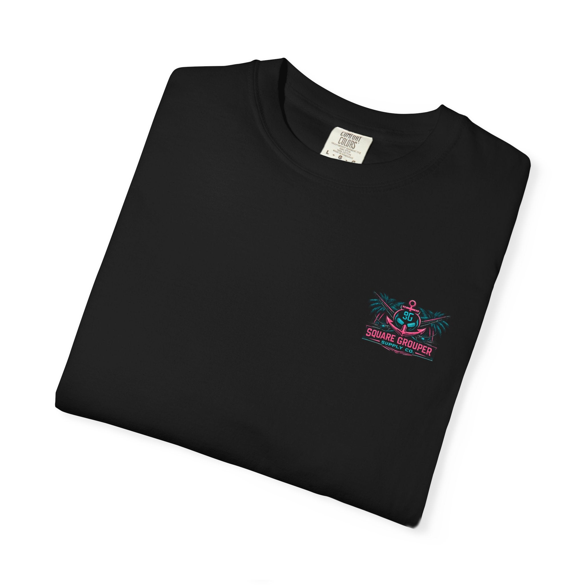 Retro Beach Cruiser T-Shirt — "Square Grouper" Vintage Miami Surf Tee