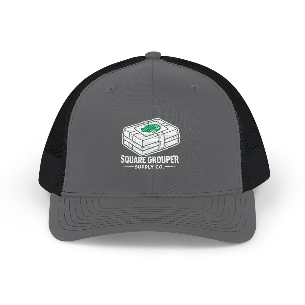Trucker Cap — Square Grouper Supply Co Logo Snapback