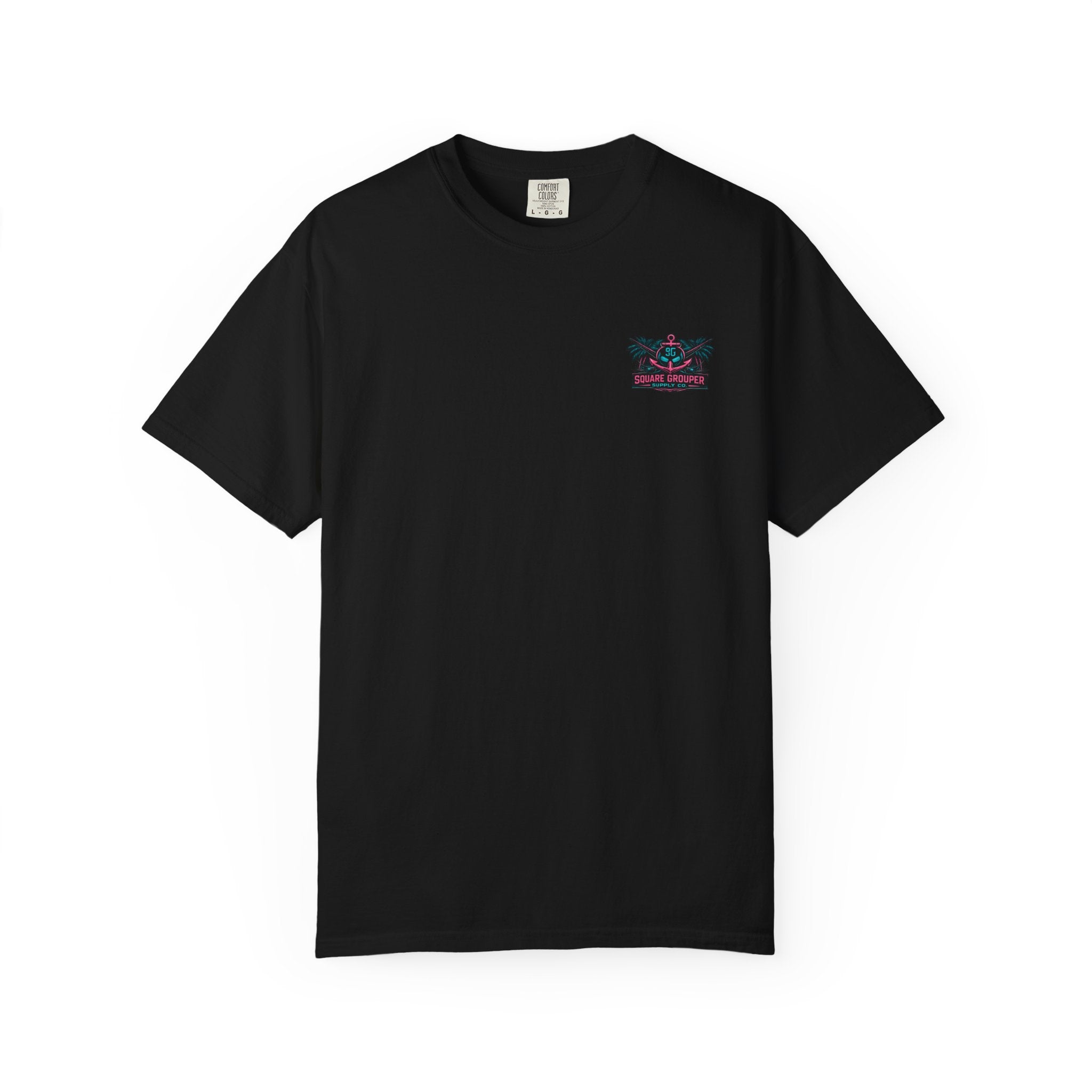 Retro Beach Cruiser T-Shirt — "Square Grouper" Vintage Miami Surf Tee