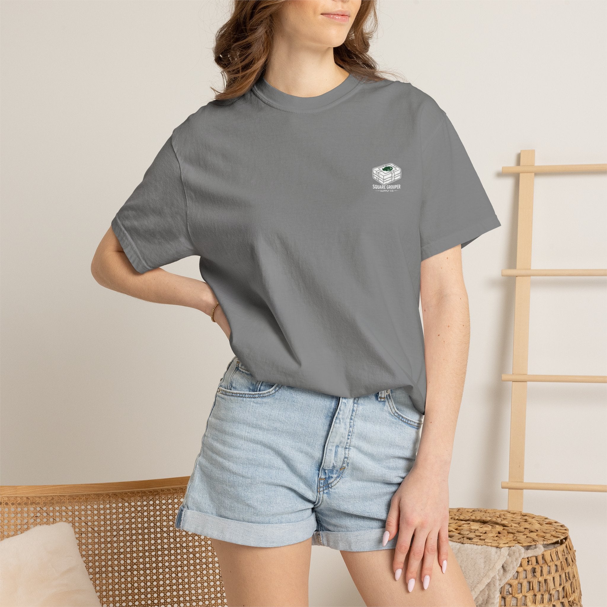 Original Square Grouper Graphic T-Shirt