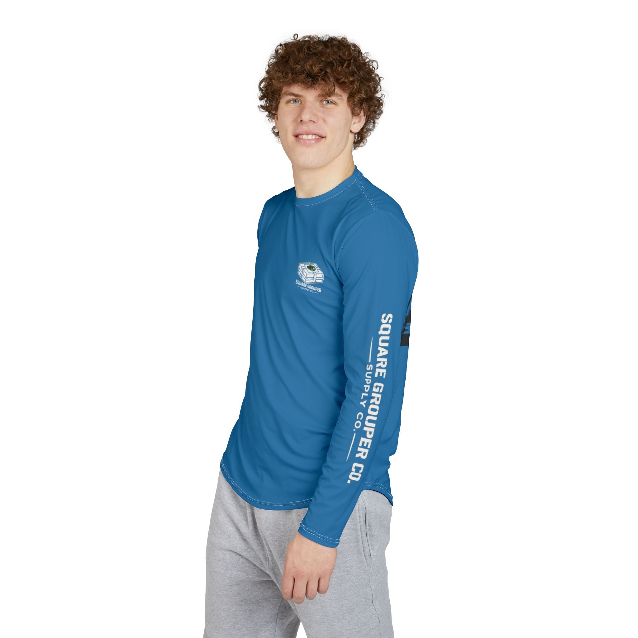 Fishing Grouper UV Long Sleeve Shirt - Sun Protection Performance Tee