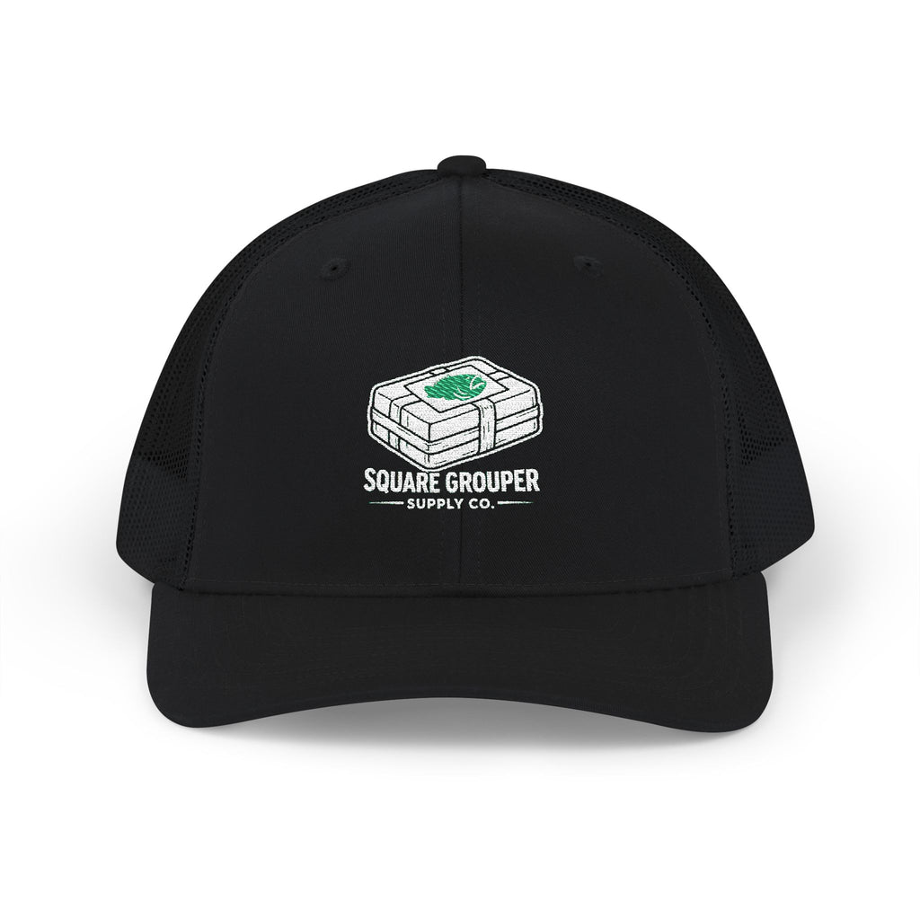 Trucker Cap — Square Grouper Supply Co Logo Snapback
